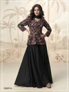 Jivika By Aashirwad Mor Bagh Heavy Chinon Sequence Work Designer Sharara Suits